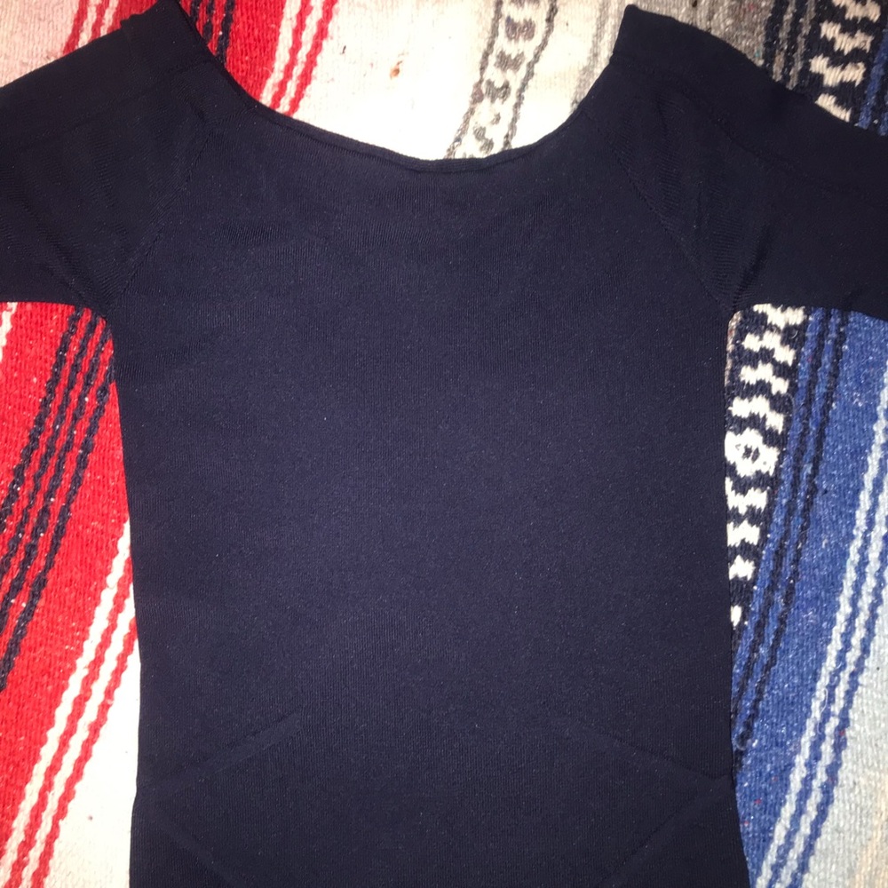 Navy form-fitting Dress